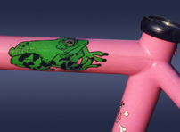 custom frog art