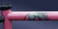 pink elephants custom paint detail